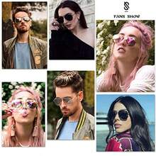 SojoS Gafas De Sol Para Hombres Y Mujeres Aviador Clásico Marco Metal Lentes Espejo Polarizadas SJ1054 - DoradoGradienteGris - Ver 6