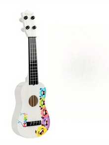 1pc Ukulele Guitar - Suitable For Beginners And Educational Use, Early Music Gift, Random Color Accessories