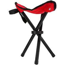 RiToEasysports Taburete de Trípode para Acampar, Silla de Campamento con Trípode Plegable Portátil, Asiento de Trípode para Acampar Ligero para Senderismo, Caza, Caminar, Viajes de Pesca(Rojo) - Multicolor - Ver 5