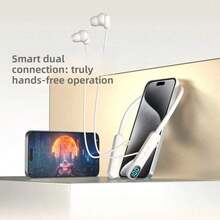 1pc Orange Neckband Headphones Sleek Modern Lightweight Ergonomic Design Soft Comfortable Material 4888 Hours Long Standby Dual Mode Acoustic Cavity Digital Noise Reduction 360°Surround Sound Long Battery Life Secure Fit Sports Airy Wear Wireless Neckband Headphones Daily Use Gym Workouts Outdoor Activities Travel Commutes Leisure Listening New Year's Day Celebrations Parties Valentine's Day Gifts Easter Gatherings Mother's Day Presents Father's Day Gifts Memorial Day Trips Stylish Versatile Comfortable Wearable Audio Device Men Women Teens High-Quality Sound Effects Digital Sound Enhancement Technology Easy To Operate Portable Neckband Headphones Sports Enthusiasts Daily Entertainment Work Commutes - trái cam - Xem 4