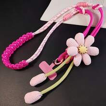 女士多功能编织挂绳，适合挂在脖子上、手腕上，户外旅行、徒步旅行皆宜