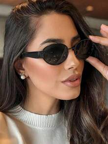 1副/4副套装 金属框时尚眼镜，适合日常佩戴和装饰，四季皆宜