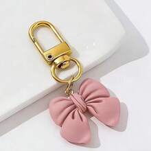 5pcs Pink Cute Bow Keychains - Bag Pendant, Women's Birthday Valentine's Day Gift, Daily Accessory, Fashionable Key Organizer. Valentine's Day Confession Gift: When Expressing Your Feelings To Your Crush, Give This Keychain As A Small Gift.