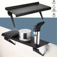 1 szt. Półka do przechowywania dekodera TV, uchwyt na router bezprzewodowy i dekoder, uchwyt ścienny do przechowywania bez wiercenia, oszczędność miejsca, odpowiednia do salonu, akcesoria komputerowe, tworzywo sztuczne, łatwa instalacja, regulowany kąt - Wielokolorowe - Zobacz 1