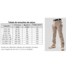 Men's Tactical Military Waterproof Ripstop Cargo Pants IX7 - Gris - Ver 6