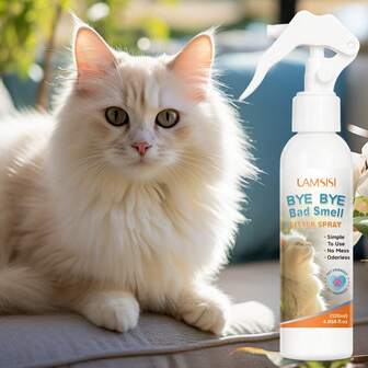 120ml PET臭消し スプレー – 簡単に使える、PETの表面や他の表面に直接適用できる、PET用、犬猫に適しています。 4.058 fl.oz