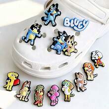 Encantos huecos para zapatos, divertidos y coloridos colgantes decorados con patrones de juego de bingo y de amigos, perfectos para personalizar zapatos, proyectos DIY, calzado personalizado y regalos únicos para fans - Multicolor - Ver 3