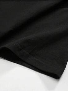 Camiseta de Ajedrez Grandmaster - Camiseta de Algodón Suave y Transpirable con Ajuste Holgado para Mujeres y Hombres - Camiseta Unisex con Piezas de Ajedrez Coloridas (Rey, Reina, Torre, Caballo, Arzobispo, Peón) - Ropa Casual con Tema de Ajedrez para Looks de Ocio - Negro - Ver 5