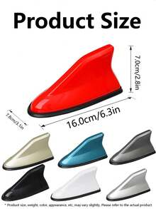 1pc Car Shark Fin Antenna Universal For Multiple Models With Enhanced Signal Reception Function Roof Modified Antenna Decoration Fish Fin Shape Tail Wing Punch-Free Easy Installation - Fashion - View 3