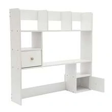 Wood Desk Organizer With File Organizer For Office Supplies Storage & Desk Accessories. Perfect Decor Combo For Desk Organization, Home Office And More(Pine Color/White) - White - View 10