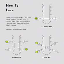 HICKIES 1.0 - Cordones sin atar - NegroMulti - Ver 6