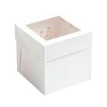 6pcs Transparent Cake Boxes With Window Lids, Bakery Dessert Packaging Boxes - Multicolor - View 13