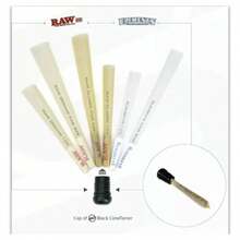 RAW Classic King Size Cone 200PK +Al<Wbr/>Uminum Cone Tube Black - như hình - Xem 4