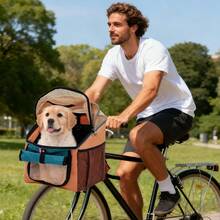 Dog Bicycle Basket, Pet Carrier Backpack, Dog Bicycle Basket Carrier - 橘色 - 查看 10