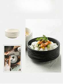 Creative Personalized Stone Texture Soup Bowl And Noodle Bowl. Dessert Bowl, Salad Bowl, Japanese-Style Bowl, Household Ramen Bowl - Multicolor - View 9