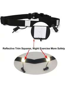 EstiloTendenciaCinturóN De NúMeros De Carrera Con 6 Bucles De Gel, 2 Pcs CinturóN De Carreras De TriatlóN, CinturóN EláStico Para Correr Con Tiras Reflectantes, Ajustable, Para TriatlóN, MaratóN (Negro)Calidad PremiumVersióN Mejorada - Negro - Ver 4