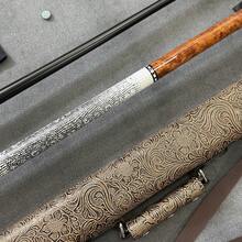 New Handcrafted Gold-Brown Cue Case, 12.5mm Tip, Includes High-Quality Carbon Fiber Billiard Cue Stick, 5-Piece Accessory Set, Meets All Needs - Mocha Brown - View 5