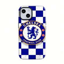 Funda para teléfono con diseño del logotipo del Chelsea Football Club compatible con fundas para teléfonos   17  16 Pro Max  15 Pro Max  13 y  12 Diseño elegante y duradero para fanáticos, un gran regalo para familiares, amigos, seres queridos, novios, novias y para Navidad - Blanco - Ver 8