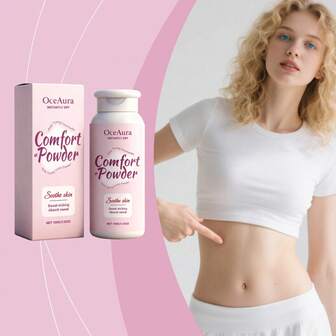 Polvo suave para la piel, refrescante después de deportes de verano para mantener la piel limpia, cómoda y sin pegajosidad