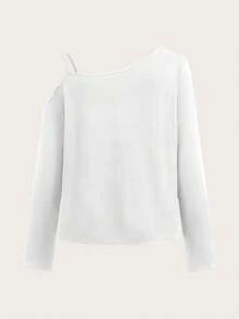 Summer Outfits For Women, RIDE Graphic Design, Oversized Off Shoulder Long Sleeve Sweatshirt, Casual Streetwear, Coachella Ready-Vacation Outfits Women, Beachwear, Resort Wear, Summer Tops - 白色 - 查看 2