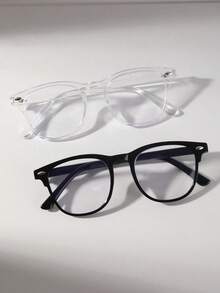 3/2/1 Pair Lightweight Computer Reading Glasses, Suitable For Computer, Gaming, TV, Mobile Phone Use, Prevent Eye Fatigue - Multicolor - View 3