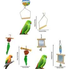 African Grey Parrot, Cockatoo, Large Parrot Cage Chew Toys With Knotting And Shredding Functions, Suitable For Various Parrots - Multicolor - View 6