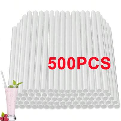 Jumbo Smoothie Straws Extra Wide Boba Bubble Tea Drinking Straws
