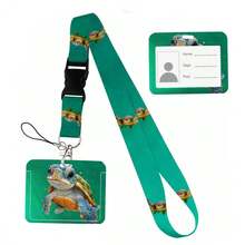 Animal Collection The Vertical Card Holder Horizontal Card Neck Strap Lanyards For Keys Keychain Badge Pass Hang Rope - Multicolor - View 98