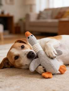 1pc Pet Sound Toy, Funny Animal Shaped With Built-In Sound Device To Attract Pet's Attention, Pet Sleep Companion & Boredom Relief Toy, Suitable For Travel, Home Use, And Pet Photography Props - Multicolor - View 5