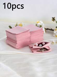 50/10/1pc Microfiber Velvet Bag Jewelry Presents Pouches For Necklace Christmas Wedding Gift Package Envelope Bags Small Gift Packaging For Children Birthday Favor Candy Pouches - CX-mGWS - View 20