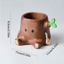 Pencil Holder Large Capacity Stump Organizer Pencil Cup Pen Holder for Table for Brushes Dried Flowers Home School Office Farmhouse Bookshelf Bedroom Vanity - Como imagen - Ver 2