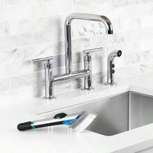 OXO SteeL Soap Dispensing Dish Brush - Acero inoxidable - Ver 6