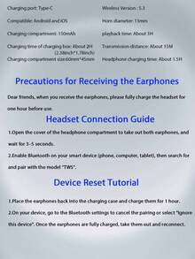 Wireless Bluetooth Earphones, Comfortable Wear For Music Listening And Gaming, Comes With Charging Cable, Rechargeable, Great Christmas Gift, Suitable For Sports Running, Compatible With Apple Phones And More, Unparalleled Freedom To Enjoy Music Anytime Anywhere For Men And Women - Multicolor - View 10