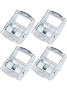 Estilo4 Uds., Hebilla de aleaci¨ ®   n de zinc, hebilla con aleta de leva, hebilla de embalaje, mosquet¨ ®   n para correa de carga de amarre resistente(25mm)Versión mejorada - 1 - Ver 4