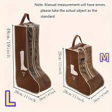 1/2/4 peças de sacos de armazenamento de botas, sacos de pó de sapatos de viagem para botas altas, sacos organizadores de botas para casa com janela transparente para proteção contra poeira