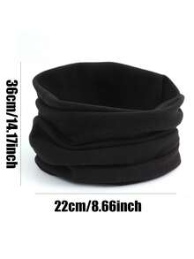 1PC Ear Protection Neck Gaiter & Face Mask, 2-In-1 Windproof German Fleece Gaiter, Ski Mask,Ski Gear,Snow Gear,Scarf,Snowboard Face Cover, Cold-Proof Scarf For Outdoor Cycling & Skiing