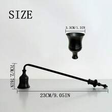 Durable Metal Candle Snuffer, Incense Extinguishing Tool, Multi-Color Metal Candle Accessories, Candle Snuffer Wholesale, Valentine's Day Gift, Birthday Gift, Christmas Gift, Candle Extinguisher, Multi-Color Metal Candle Snuffer, Home And Kitchen Decor, Candle Accessories, Handled Tool, Candle Extinguishing Cover - Multicolor - View 11