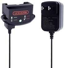 LCS1620B 可替代 Black and Decker 20V 锂电池充电器，兼容 Black and Decker 12V 和 20V MAX 电池 LBXR20 - 黑色 - 查看 8