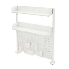 SENDERPICK 1PCS Desk Organizer Shelf Clamp On Desk Organizer Shelf Multipurpose Pegboard Bookshelf - 80*12.5*95cm - View 6