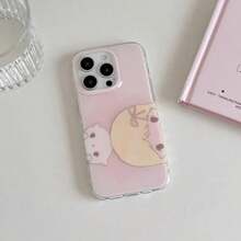 Cartoon INS Pink Cute Cat & Girl Phone Case For 17 Air 16 Pro Max 15 14 Plus 13 12 11 Pro Shockproof Silicone Back Cover. Christmas Accessories. 2026HOT Fall 17 Pro Case Anime Mobile Phone Case Girlfriend Or Boyfriend Phone Cases 14 Pink Christmas Family Rilakkuma Funda Para S25 Ultra Gifts For Men Bear Phone Case An Excellent Gift For Friends Phone Cases Pink Phone Case - 1 - 查看 1