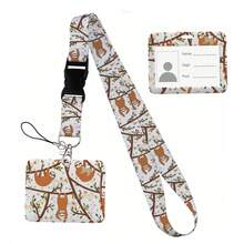 Animal Collection The Vertical Card Holder Horizontal Card Neck Strap Lanyards For Keys Keychain Badge Pass Hang Rope - Multicolor - View 169
