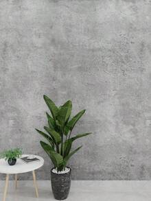 1 Cuộn Giấy Dán Tường Vân Xi Mét Xám Trắng Có Thể Tháo Rời, Giấy Dán Tường Chống Thấm Nước, Họa Tiết Vân Xi Mét Nứt, Thích Hợp Cho Phòng Khách, Nhà Bếp, Phòng Ngủ, Ký Túc Xá Trang Trí Và Làm Mới Nội Thất. - Màu Xám nhạt - Xem 10