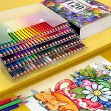 48/72/120/160/180/260 kolorów Kredki olejne Brutfuner Vivid – gładki grafit, bogate pigmenty, jakość artystyczna, odpowiednie do profesjonalnego malarstwa olejnego i akwarelowego, niezbędny artykuł szkolny - Wielokolorowe - Zobacz 5