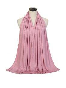 Women's Solid Color Khimar, Modest Casual Soft Comfortable Hijab For Daily Wear, Women's Islamic Clothing For All Seasons Modesty. - Multicolor - View 17