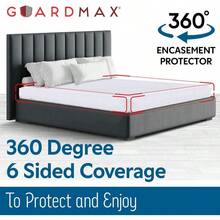 200cm x 200cm - Guardmax Bed Bug Proof Mattress Encasement Protector Zippered Style 100% Waterproof Cover Hypoallergenic and Breathable Soft and Noiseless - King Size (78x80x11) - Blanco - Ver 7