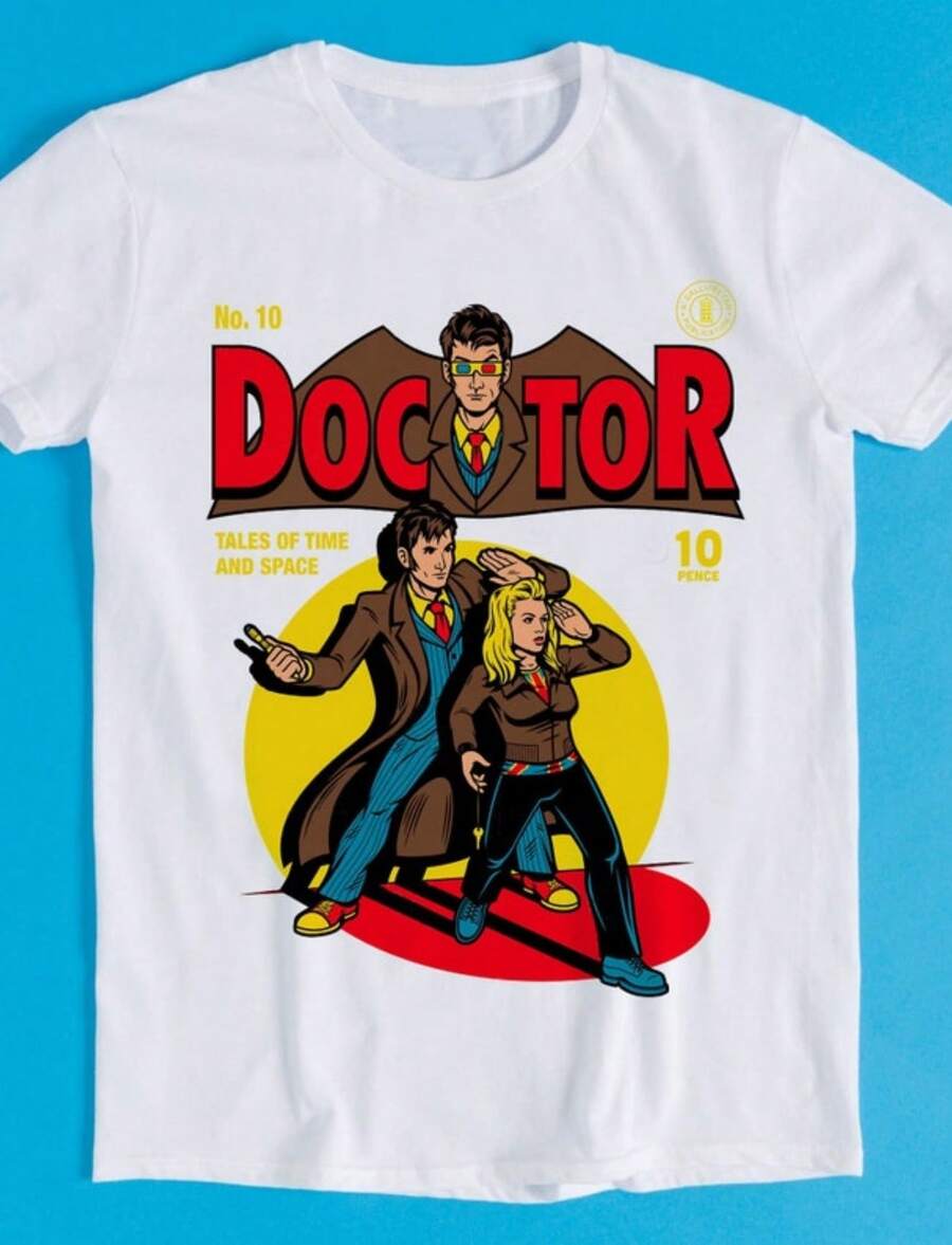 Comic Cartoon Anime Parody Meme Gift Funny Tee Style Unisex Gamer Cult Movie Music T Shir - White - View 1