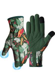 1 双 JOISIV 女士防滑透气园艺手套，触屏园艺手套，适用于除草、挖掘、种植、修剪、耙地、庭院园艺、户外工作、露营、送礼、万圣节、圣诞节、家居装饰 - M - 查看 10