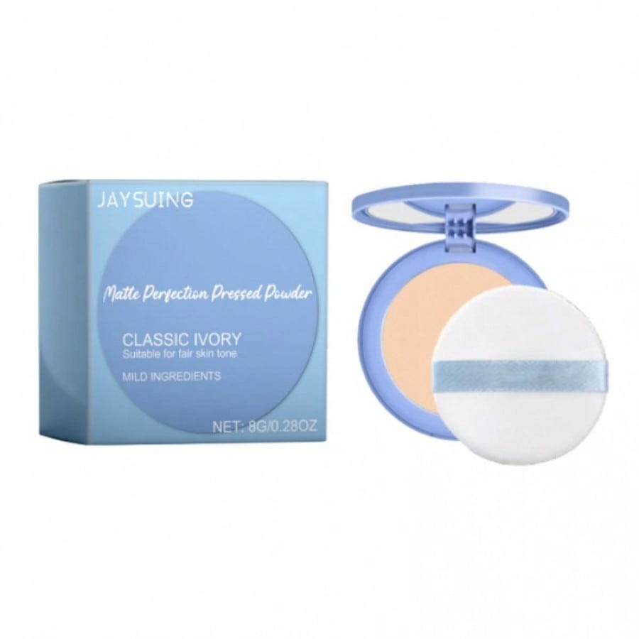 Polvo Compacto Fijador Control de Grasa 8g Tono Natural