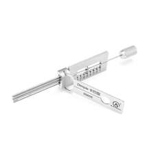 锁匠工具，离合器二合一汽车钥匙工具，专业锁匠工具，Kaba型开锁工具SS005 - 銀色 - 查看 3