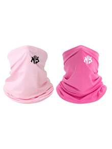 1pc/2pcs/Multi-Pack Unisex Windproof Dustproof Face Mask, Suitable For Outdoor Sports, Hiking, Cycling, Fishing, Sun Protection, Available In Solid Color & Printed Designs - Multicolor - View 11